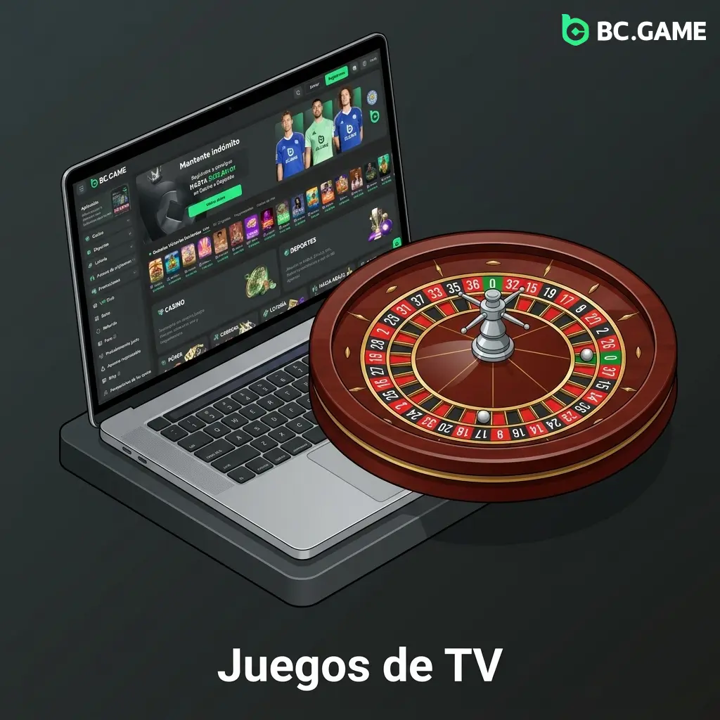 Juegos de TV en vivo en BC Game con presentador, ruletas y apuestas en tiempo real desde estudios de alta calidad