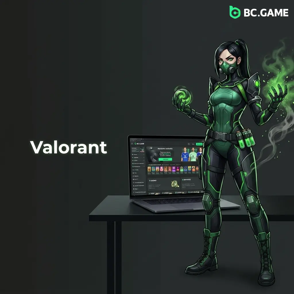 Valorant shooter táctico de Riot Games con apuestas en BC Game para torneos VCT 2026