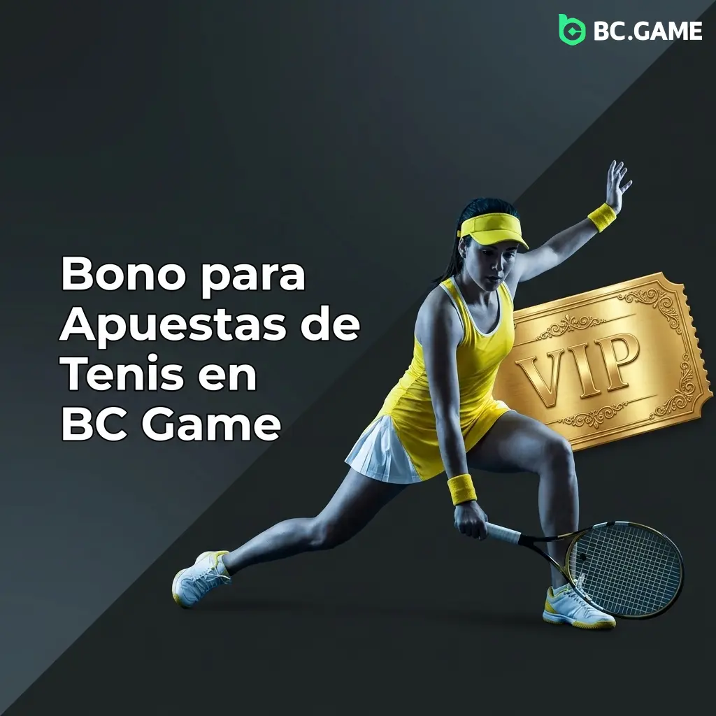 Bono de bienvenida BC Game 40% hasta 7,500 USD para apuestas de tenis ATP, WTA y Grand Slams