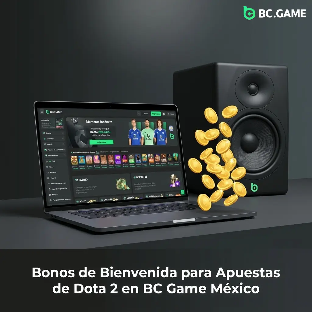 Bono de bienvenida 40% hasta 7,500 USD en BC Game México para apuestas de Dota 2 en Esports