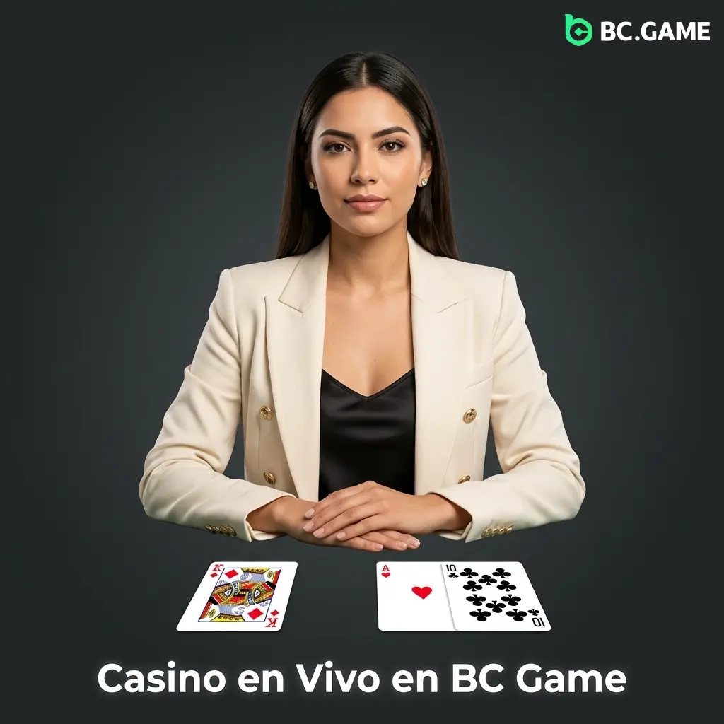 Casino en vivo BC Game México con crupieres reales en HD: ruleta, blackjack, baccarat y game shows