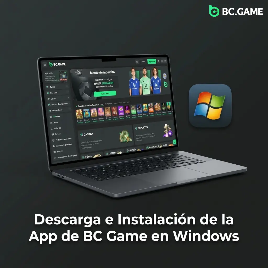 Guía de descarga e instalación de la app BC Game en Windows 7, 8, 10 y 11 en pocos minutos