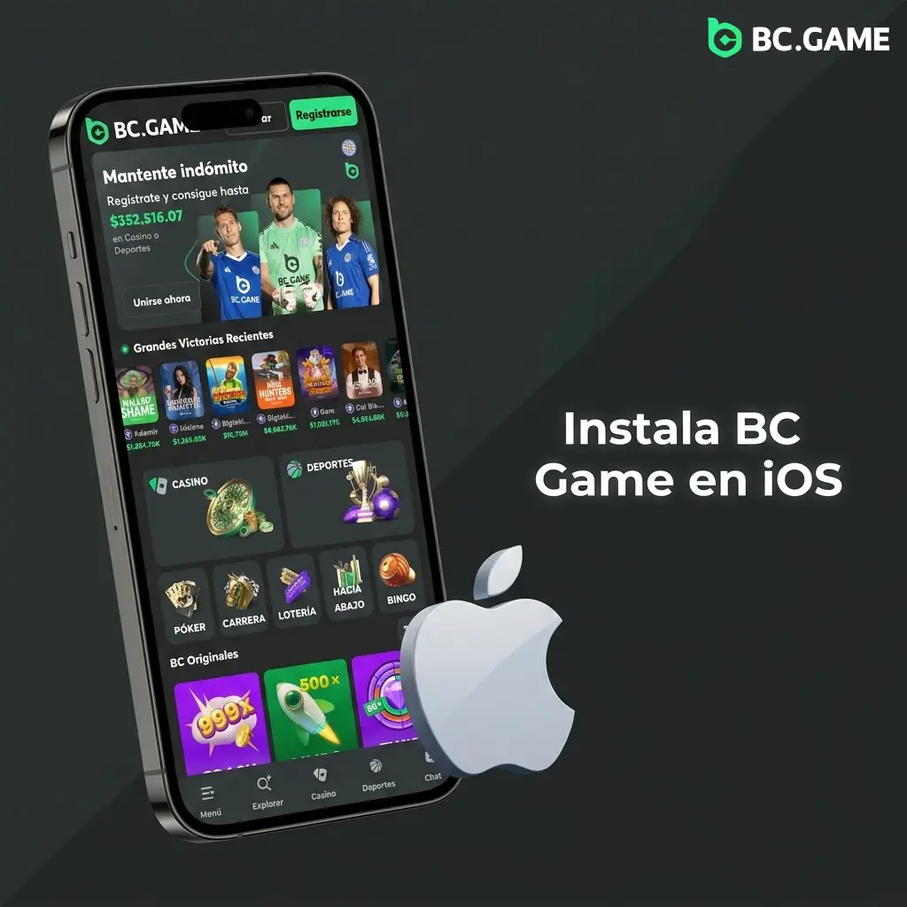 Guía de instalación de BC Game en iOS desde la App Store para iPhone e iPad en pocos pasos