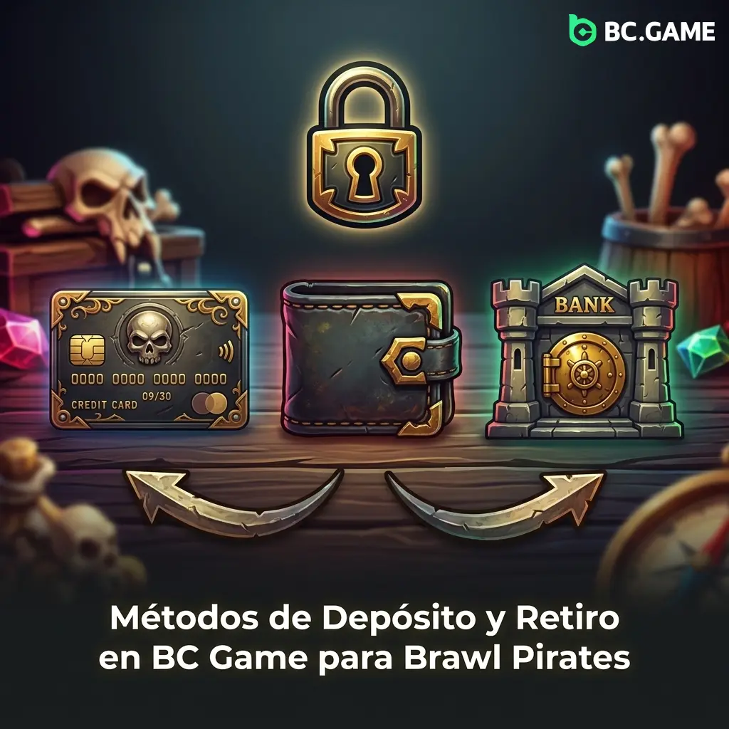 Métodos de depósito y retiro en BC Game México: SPEI, OXXOPAY, tarjetas y criptomonedas para Brawl Pirates