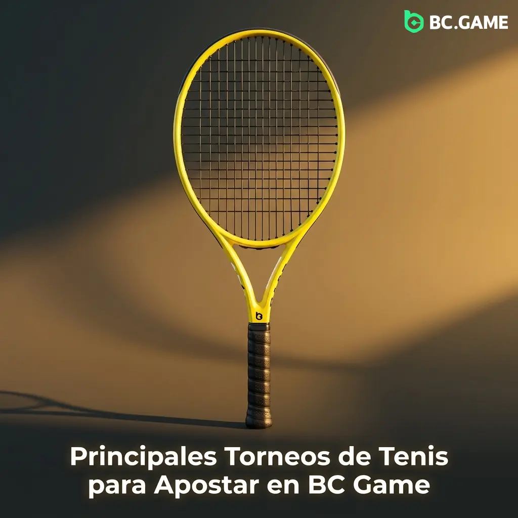 Torneos de tenis ATP y WTA cubiertos en BC Game: Grand Slams, Masters 1000 y Copa Davis