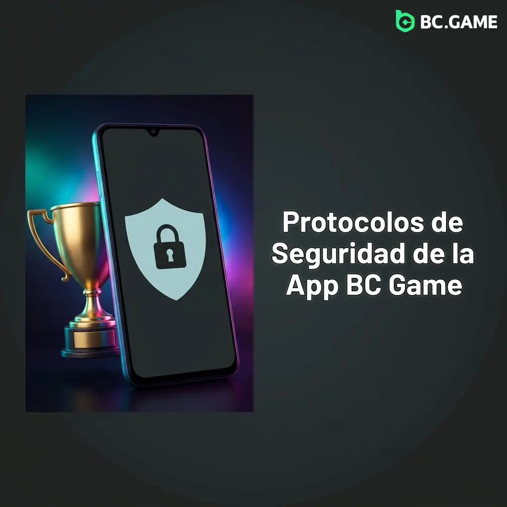 Protocolos de seguridad de BC Game app: cifrado SSL 256 bits, 2FA, KYC y blockchain para pagos cripto seguros.
