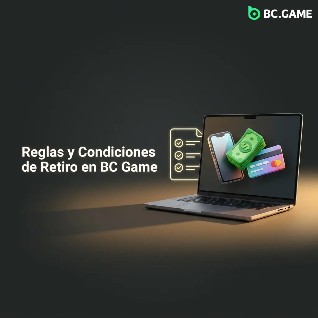 Reglas y condiciones de retiro en BC Game México: verificación KYC, límites y métodos de pago aceptados.