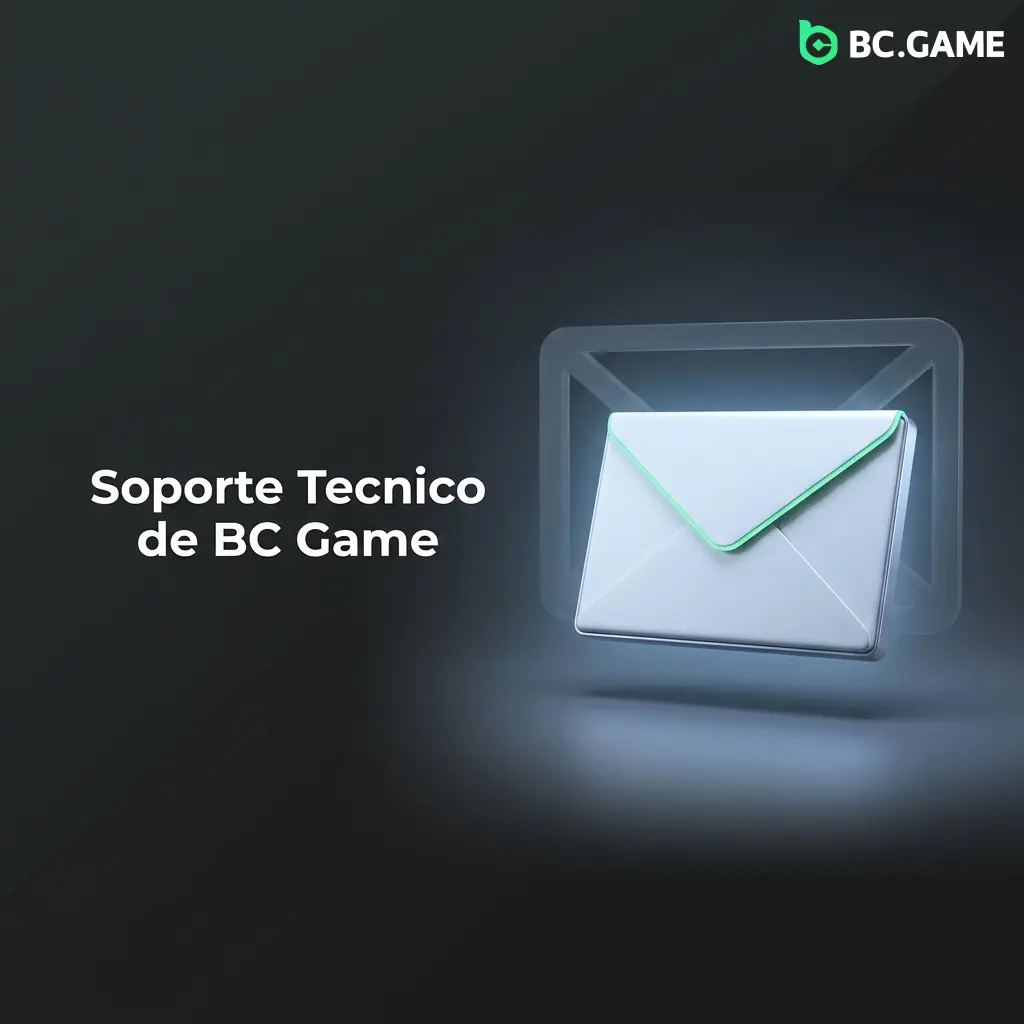 Soporte técnico de BC Game para errores de acceso, juegos y transacciones en México vía chat o correo electrónico.