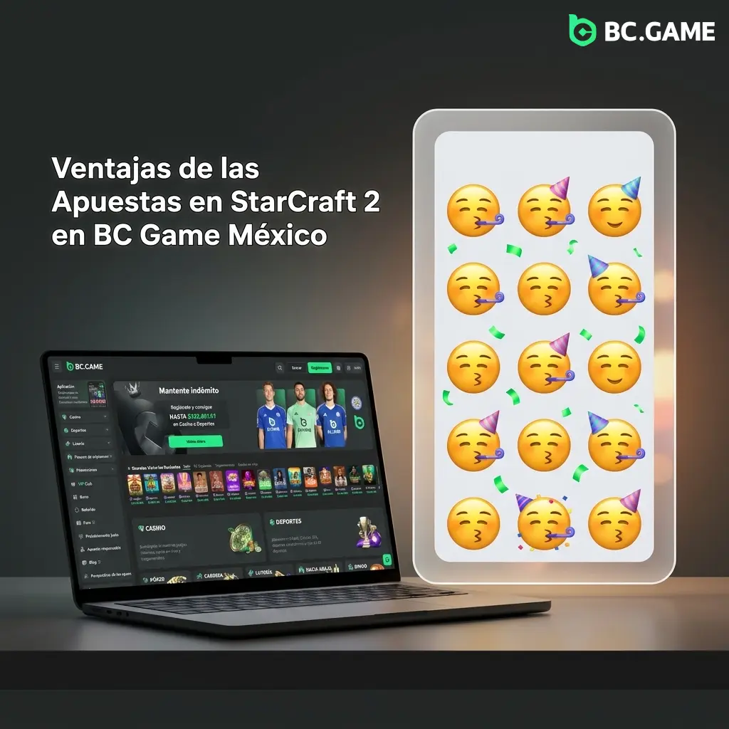 Ventajas de apostar en StarCraft 2 en BC Game México: bonos, pagos y cuotas competitivas